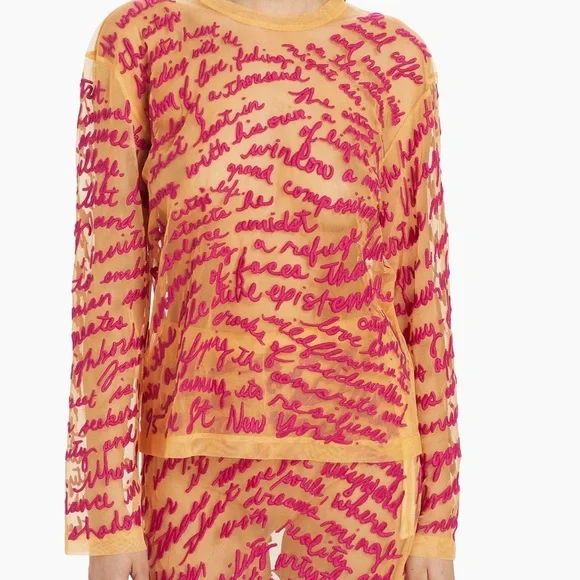 Lingua Franca embroidered top - Picture 3 of 8